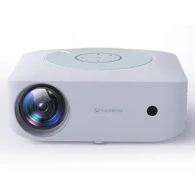 Vankyo - Leisure E30TBS Native 1080P Wireless Single LCD Portable Projector, Screen Included