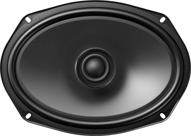 Front. Sony - 6" x 9" 2-way Coaxial Speakers (Pair) - Black.