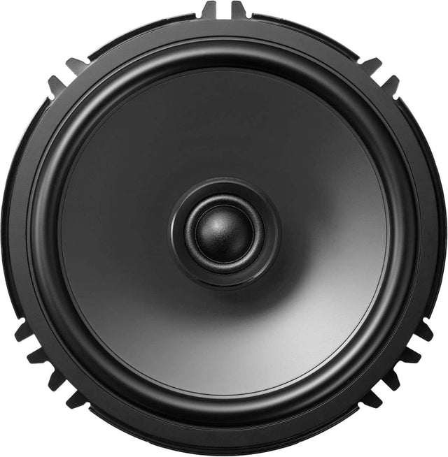 Front. Sony - 6.5" 2-way Coaxial Speakers (Pair) - Black.