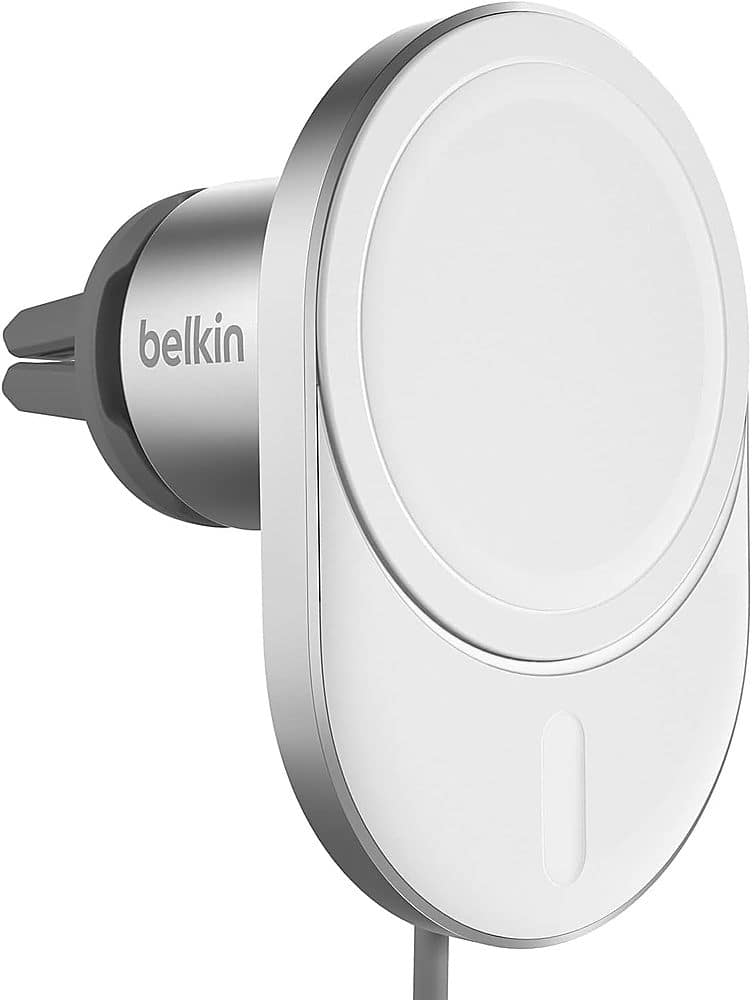Belkin - 15W Qi2 (MagSafe Compatible) Car Vent Mount Pro - Gray