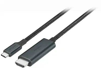 Insignia™ - 6’ 8K Ultra HD USB-C to HDMI 2.1 Braided Cable