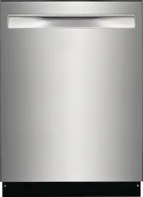 Frigidaire - 24" Top Control Built-In Stainless Steel Tub Dishwasher with 3rd Rack, MaxDry, and 49 dBA