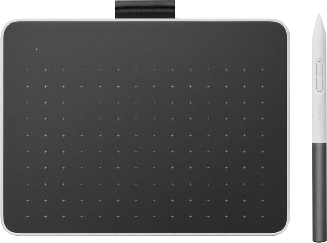Front. Wacom - One Small 7.4" x 5.6" Bluetooth Graphics Drawing Tablet - White.