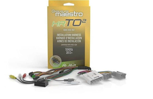 Front. Maestro - Wiring Harness for Select Toyota Vehicles 2012-2021 - Black.