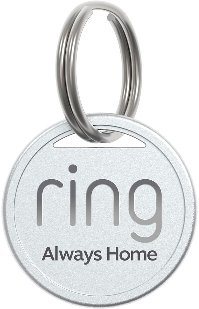 Front. Ring - Ring Pet Tag - Silver.