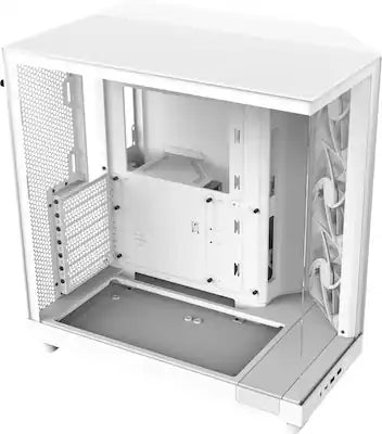 NZXT - H6 Flow ATX Mid-Tower PC Case with Dual Chamber