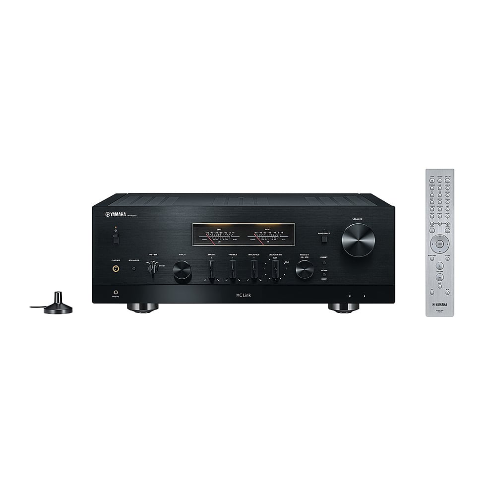 Yamaha - Continuous Power 180 Watt 2.0 Channel Bluetooth Network Stereo Receiver - Black