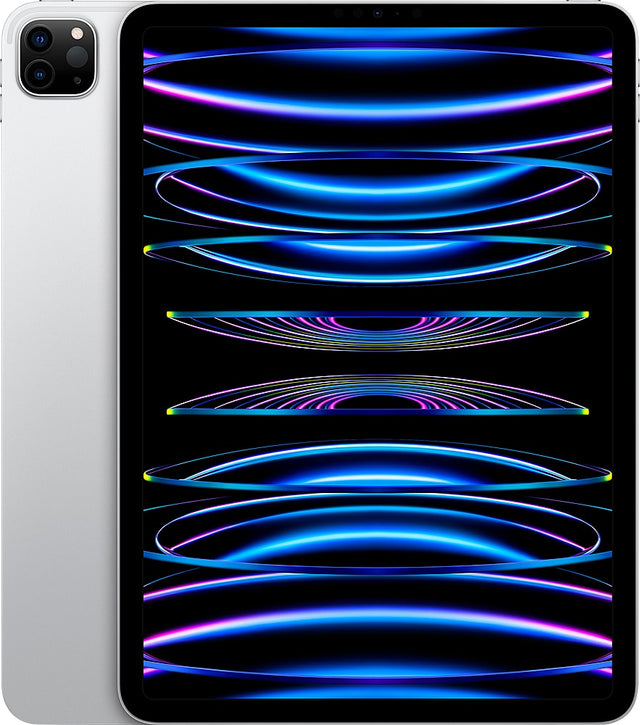 Front. Apple - Geek Squad Certified Refurbished 12.9-Inch iPad Pro with Wi-Fi - 256GB - Silver.