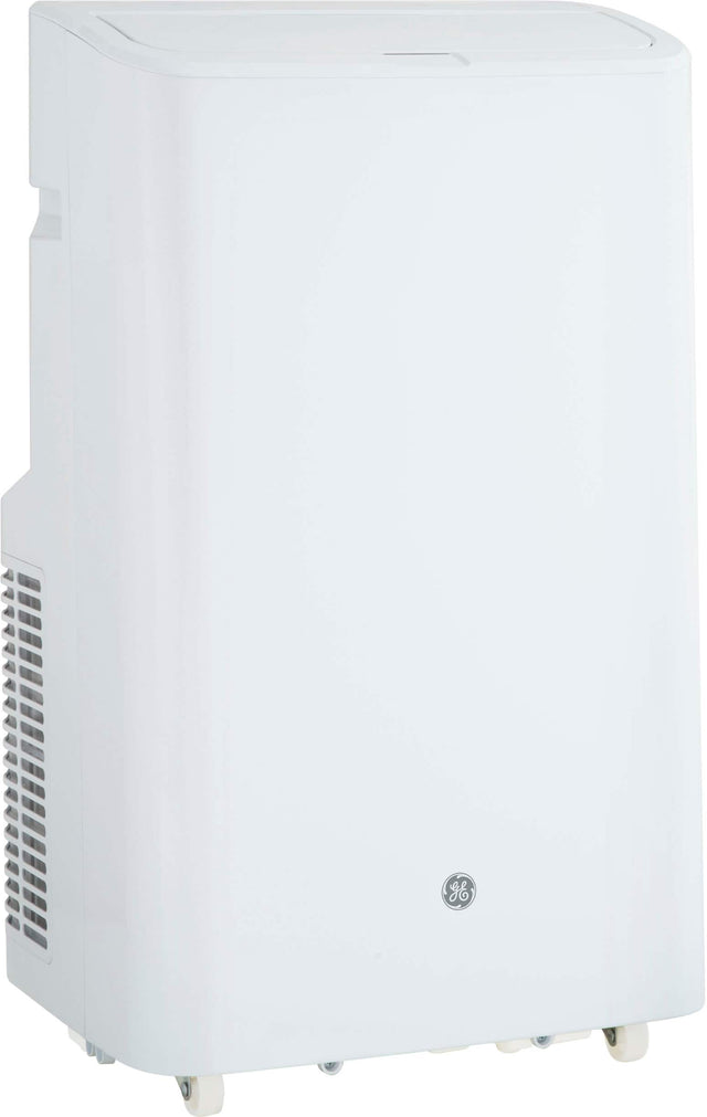 Front. GE - 300 Sq. Ft. 7,500 BTU Smart Portable Air Conditioner - White.