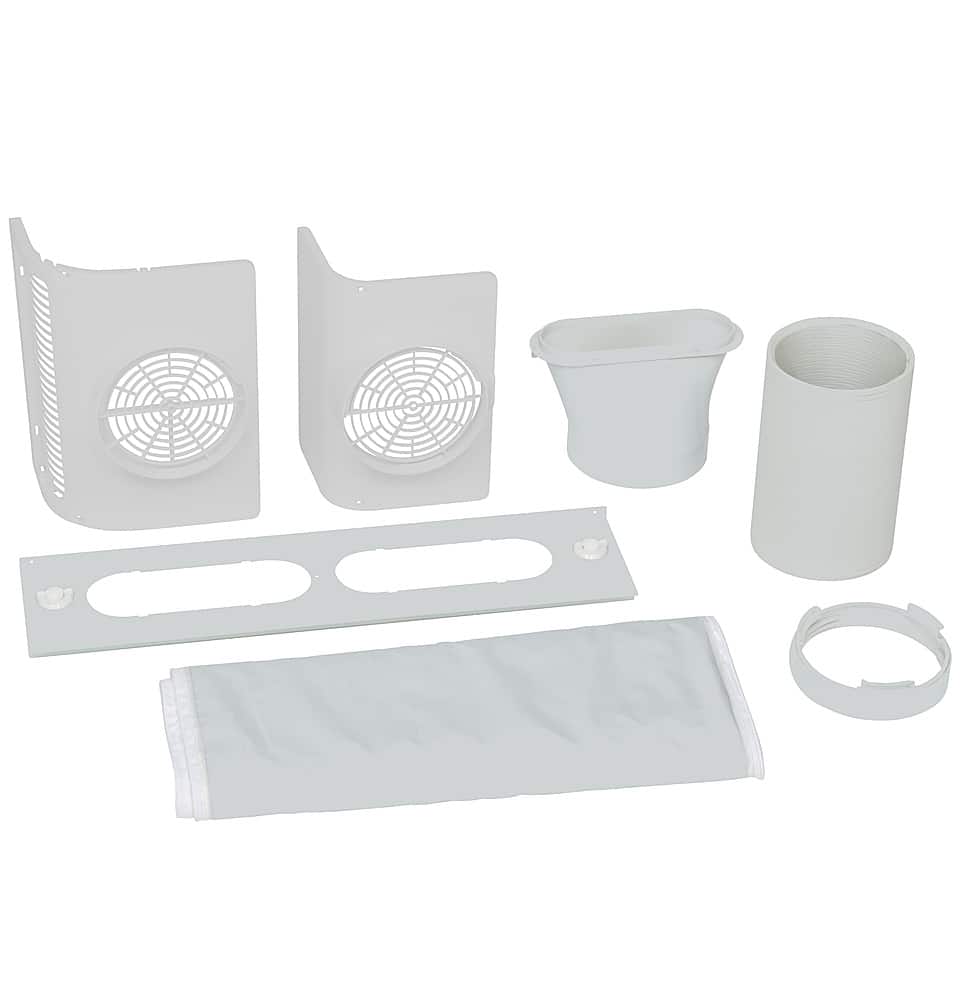 GE - Dual Hose Conversion Kit for Select Portable Air Conditioners - White