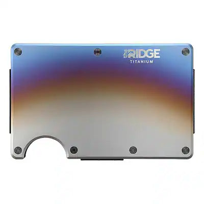 The Ridge Wallet - Titanium Cash Strap