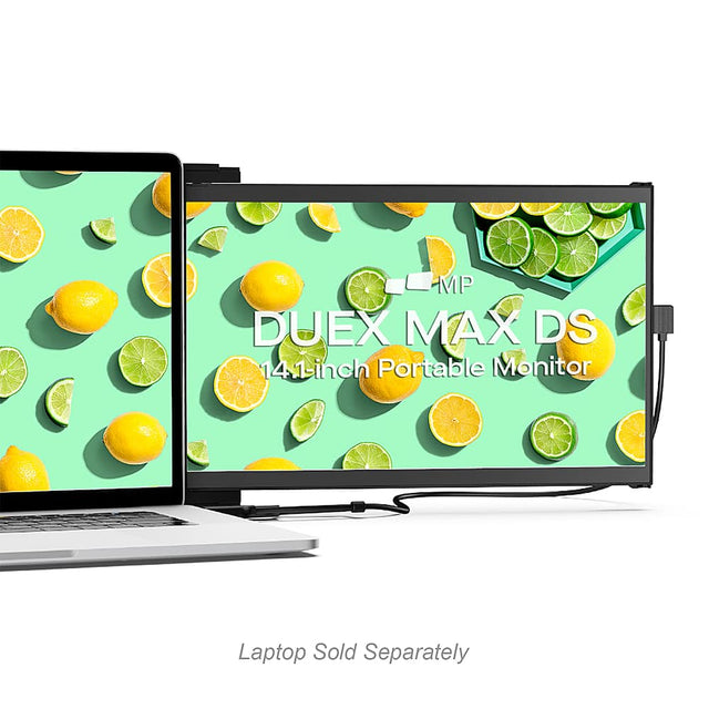 Alt View 1. Mobile Pixels - DUEX Max DS 14.1" IPS LCD Monitor - Black.