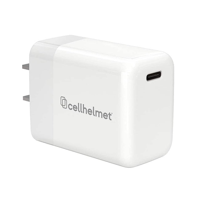 Front. Cellhelmet - 30W Power Delivery Wall Plug - White.
