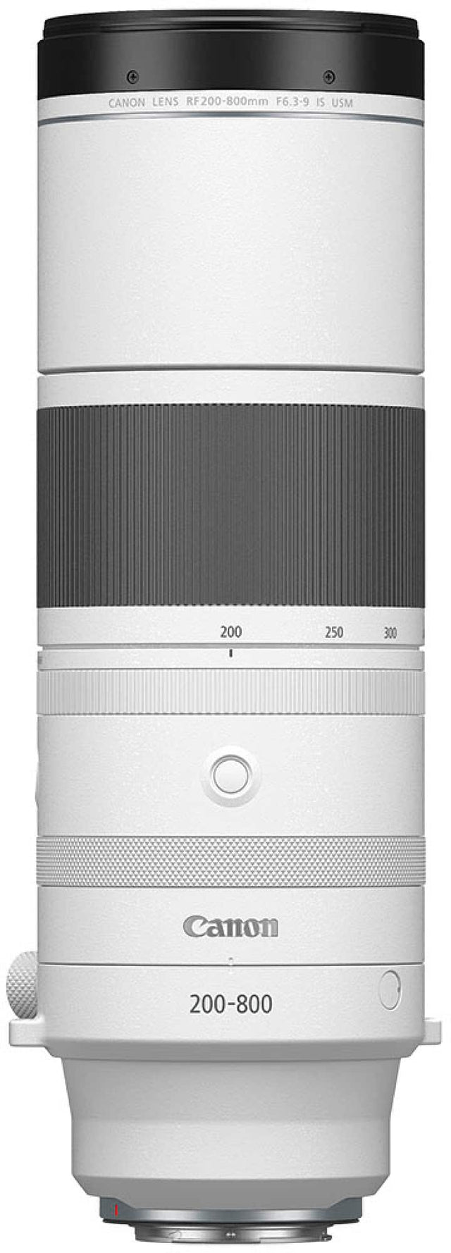 Front. Canon - RF200-800mm F6.3-9 IS USM Telephoto Zoom Lens for EOS R-Series Cameras - White.