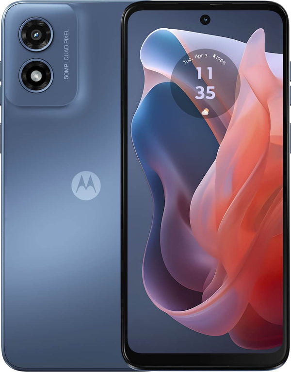 Motorola - moto g play (2024) LTE 64GB (Unlocked) - Sapphire Blue