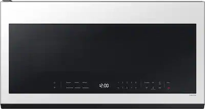 Samsung - Bespoke 2.1 Cu. Ft. Over-the-Range Microwave with Sensor Cooking and Wi-Fi Connectivity