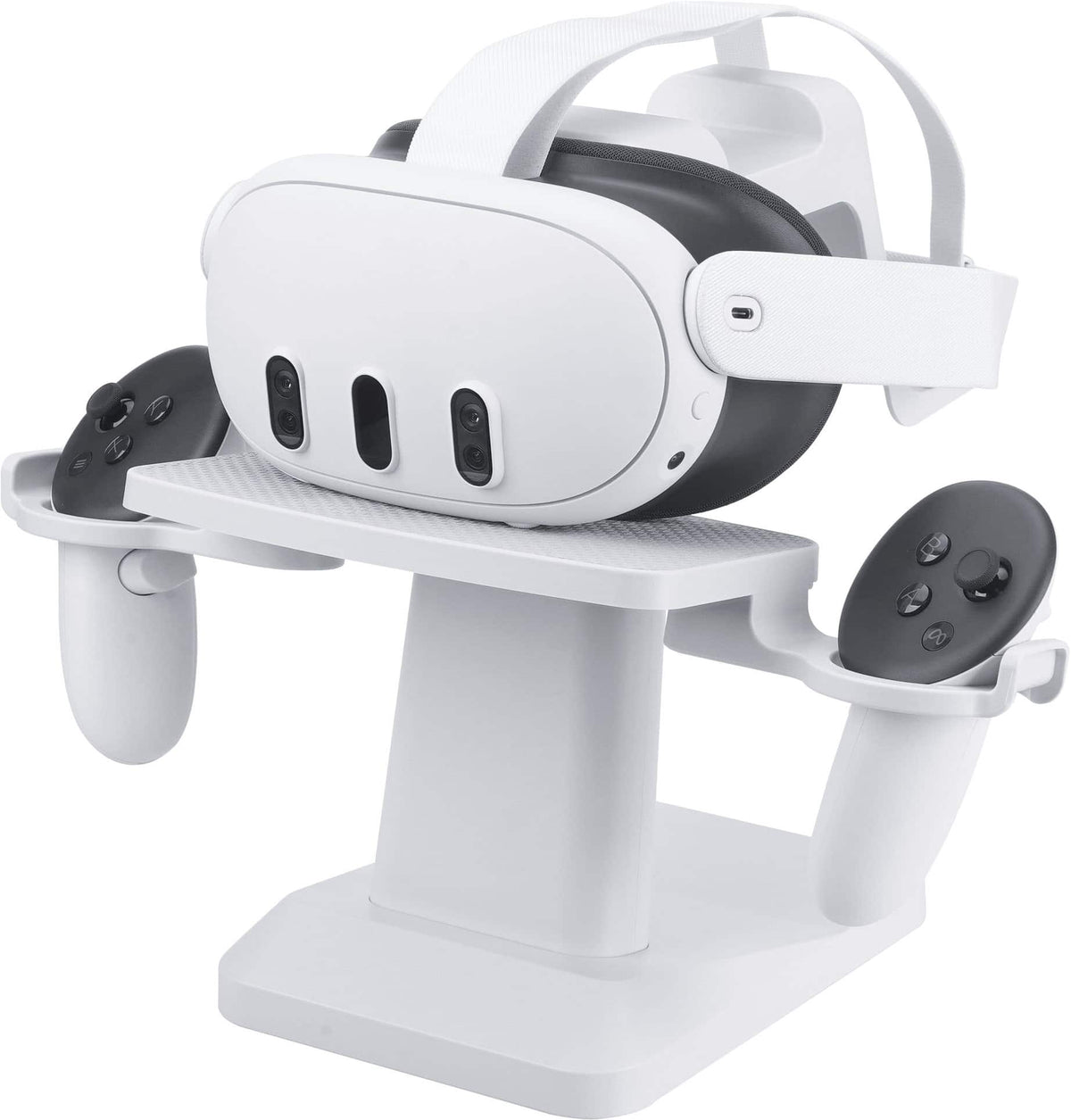 Insignia™ - Display and Storage Stand - Works with Meta Quest 2/3/3S - White