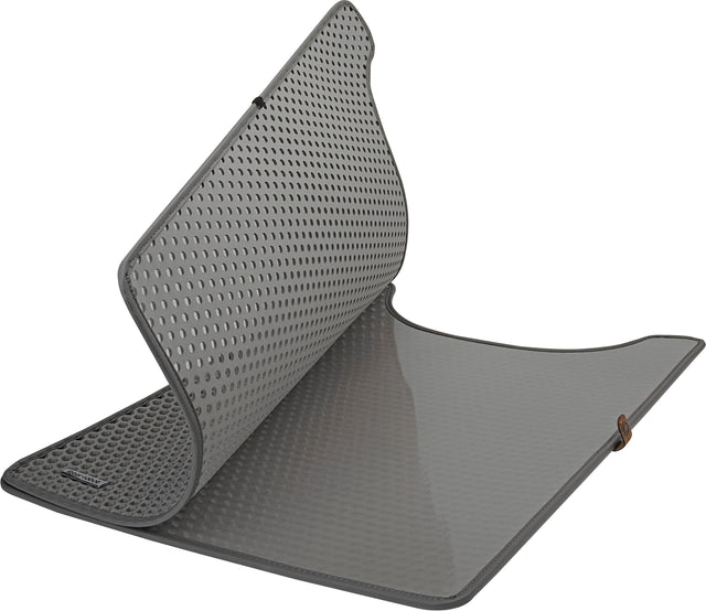 Angle. Whisker - Litter-Robot LitterTrap® Mat - Gray.