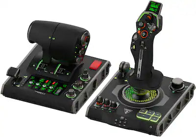 Turtle Beach - VelocityOne Flightdeck Universal HOTAS Simulation System Joystick & Throttle for Windows 10 & 11 PCs