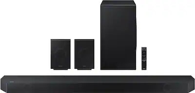 Samsung - HW-Q990D/ZA 11.1.4 Channel Q-Series Soundbar with Wireless Subwoofer and Rear Speakers, Dolby Atmos and Q-Symphony
