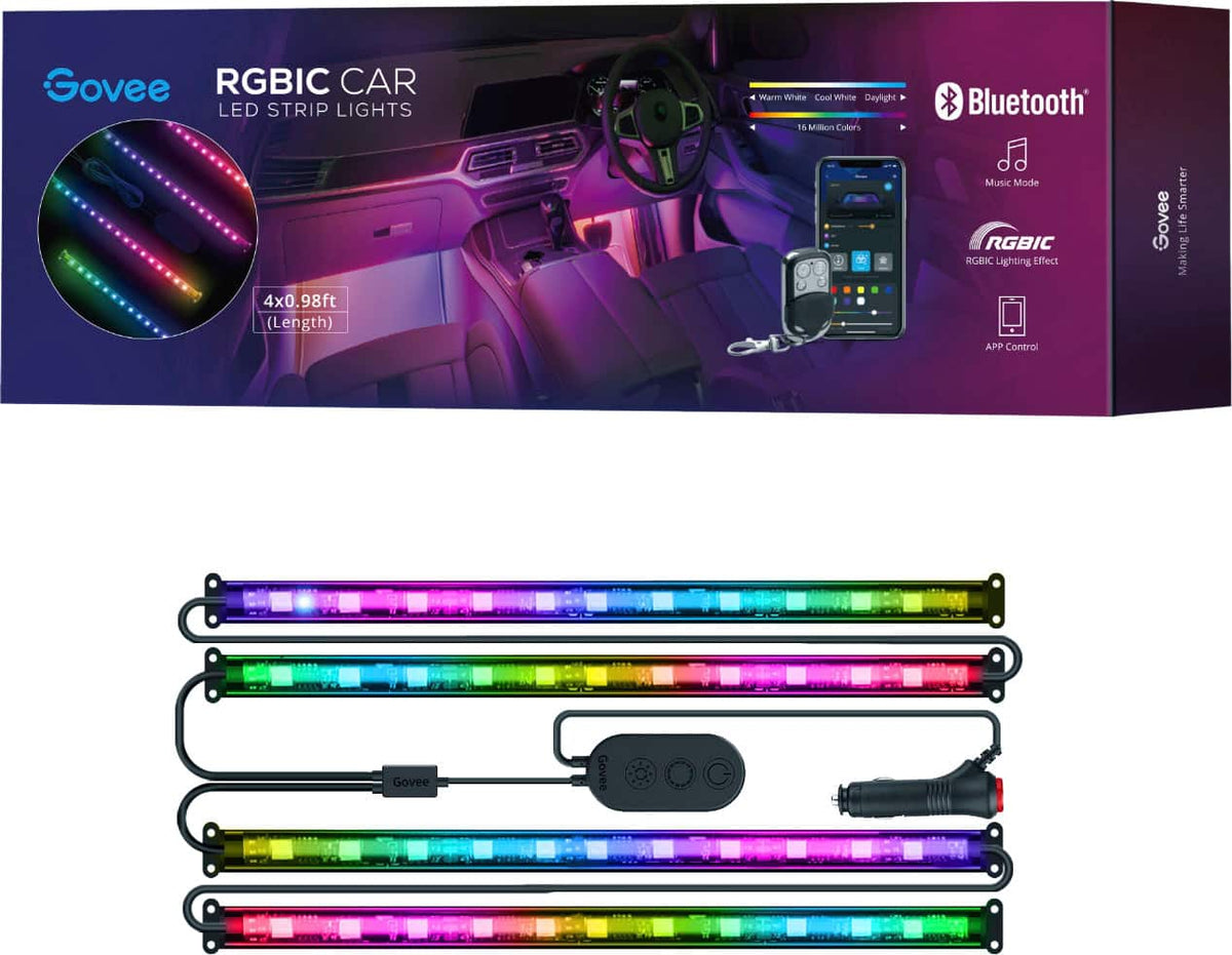 Govee - RGBIC Interior Car Light - Multi