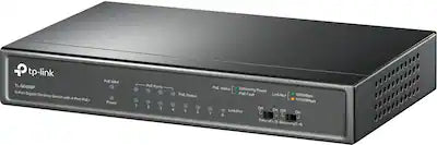 TP-Link - 8-Port Gigabit (10/100/1000Mbps) Desktop Unmanaged PoE Switch