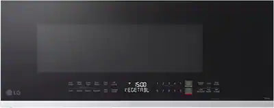 LG - 1.3 Cu. Ft. Low-Profile Over-The-Range Microwave with Sensor Cook and Zero Clearance Door