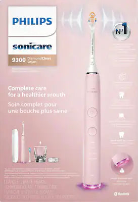 Philips Sonicare - DiamondClean Smart Electric, Rechargeable Toothbrush for Complete Oral Care – 9300 Series