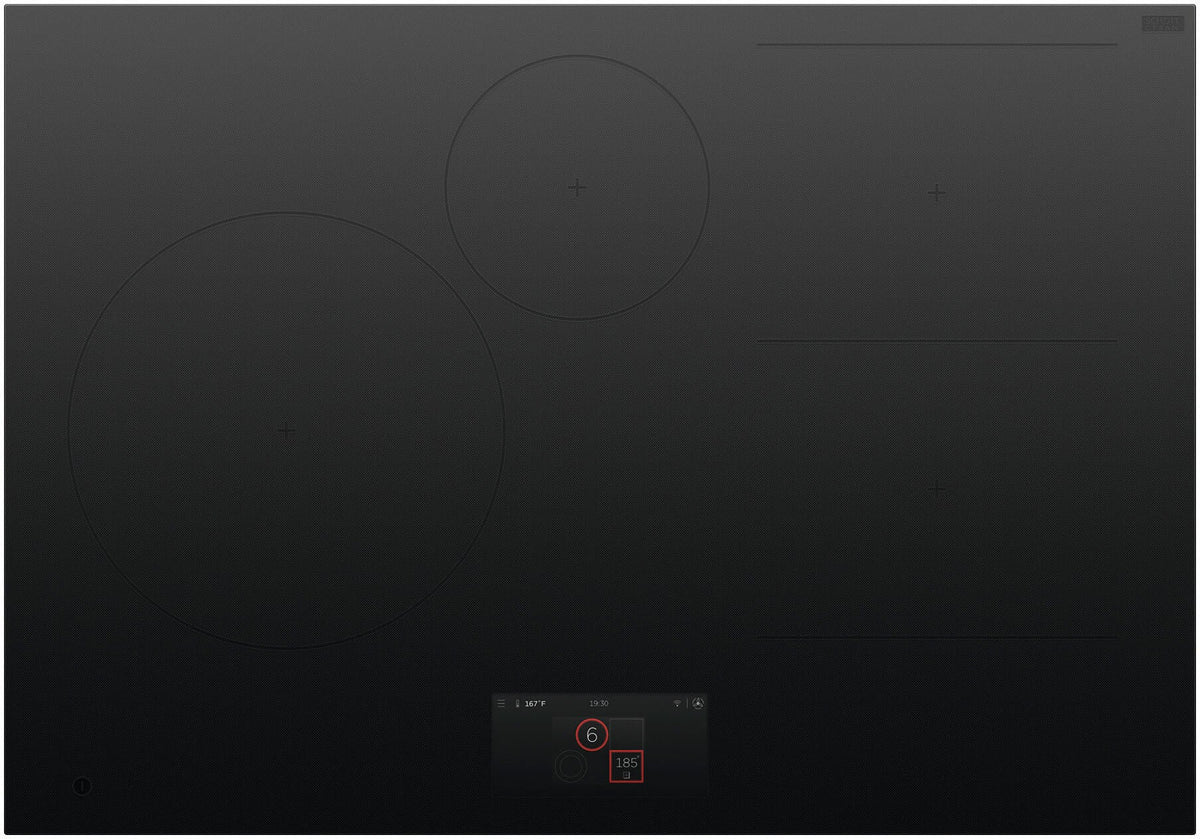 Fisher & Paykel - 30 in. Wide 4 Element Primary Modular Electric Cooktop - Black