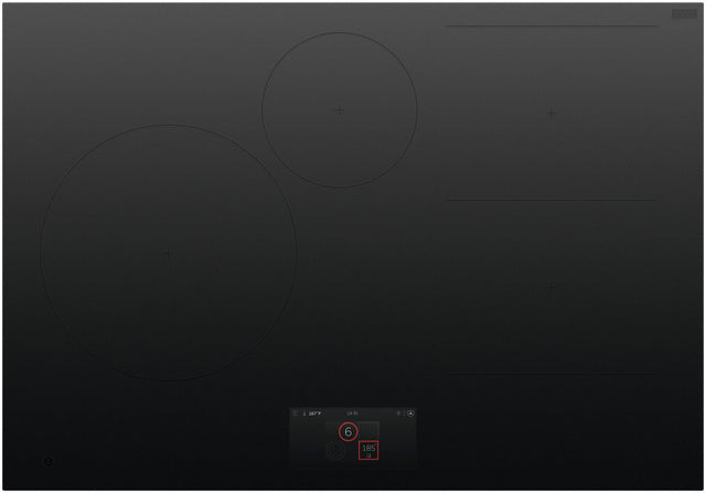 Front. Fisher & Paykel - 30" Primary Modular Electric Cooktop,4 Burners - Black.