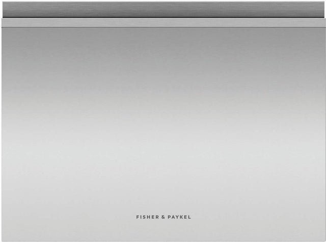 Front. Fisher & Paykel - Door Panel for Fisher and Paykel Single DishDrawers - Brushed Stainless Steel.