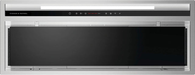 Front. Fisher & Paykel - 30 in Recirculationg Insert Range Hood - Stainless.