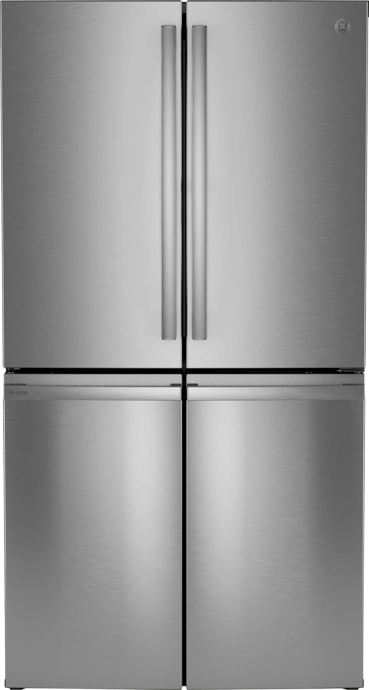 GE Profile - 36 in. Wide 28 Cu. Ft. 4-Door French Door Smart Refrigerator with Fully Convertible Temperature Zone - Stainless Steel