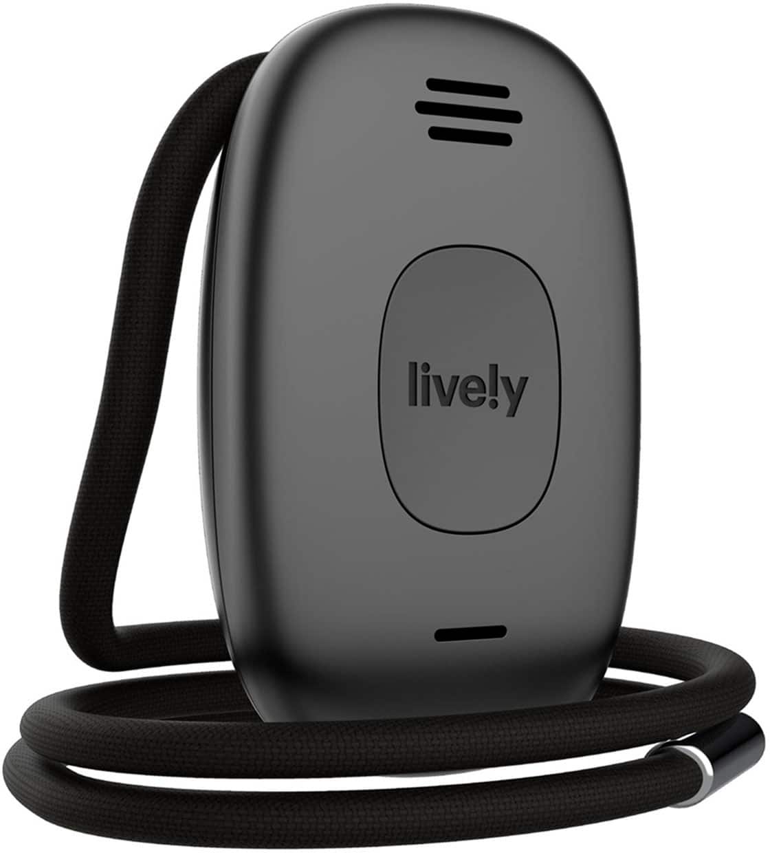 Lively® - Lively Mobile2 All-in-One Medical Alert - Black