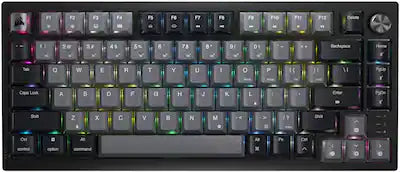 CORSAIR - K65 PLUS RGB 75% Wireless Mechanical Pre-Lubricated MLX Red Linear Switch Gaming Keyboard with Hot-Swappable Switches