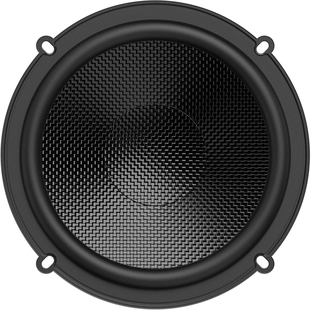 Front. JBL - Club 6-1/2” Component Premium Car Speakers with Carbon Fiber Cones (Pair) - Black.