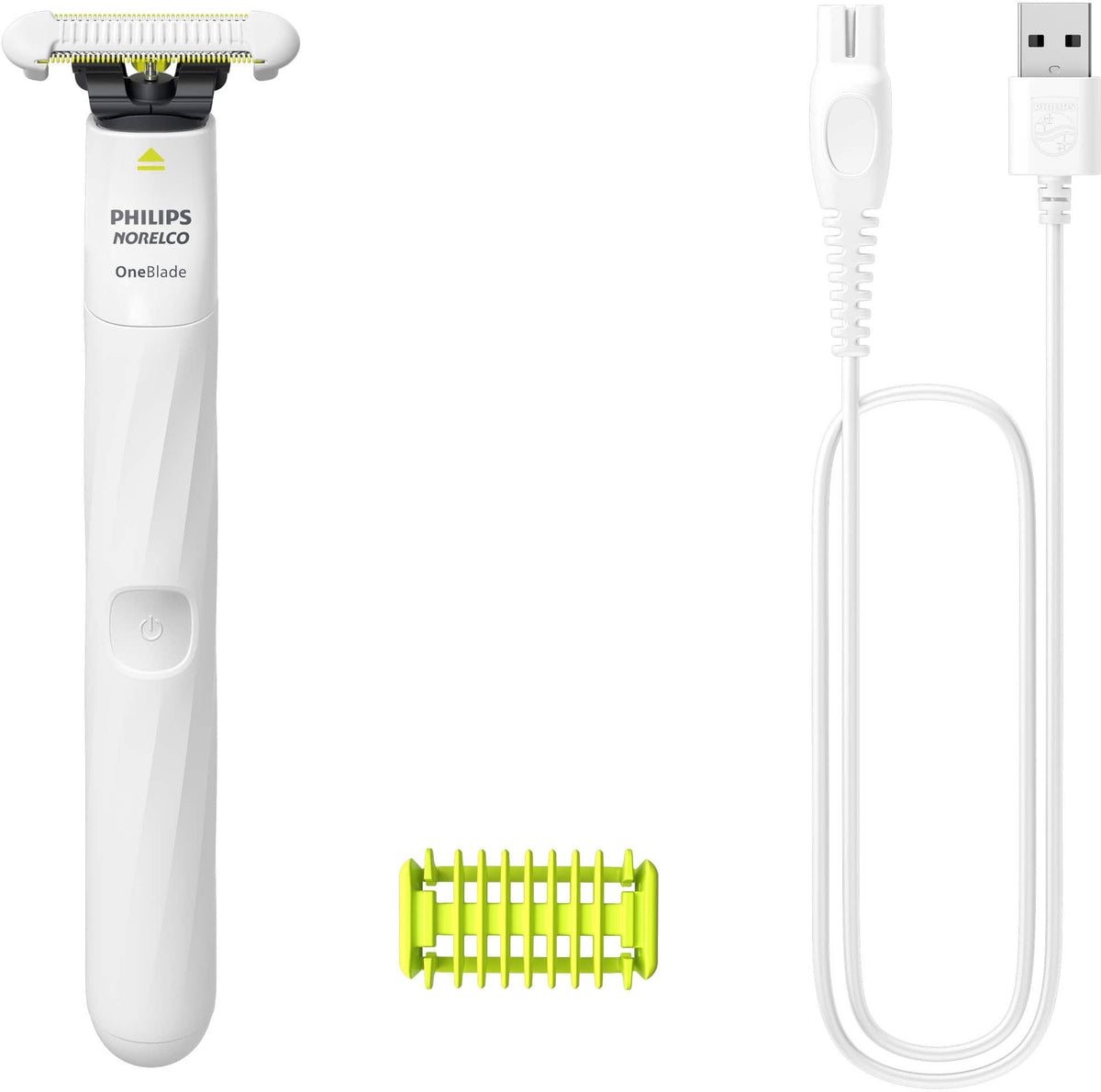 Philips Norelco - OneBlade Intimate Pubic Groomer - White