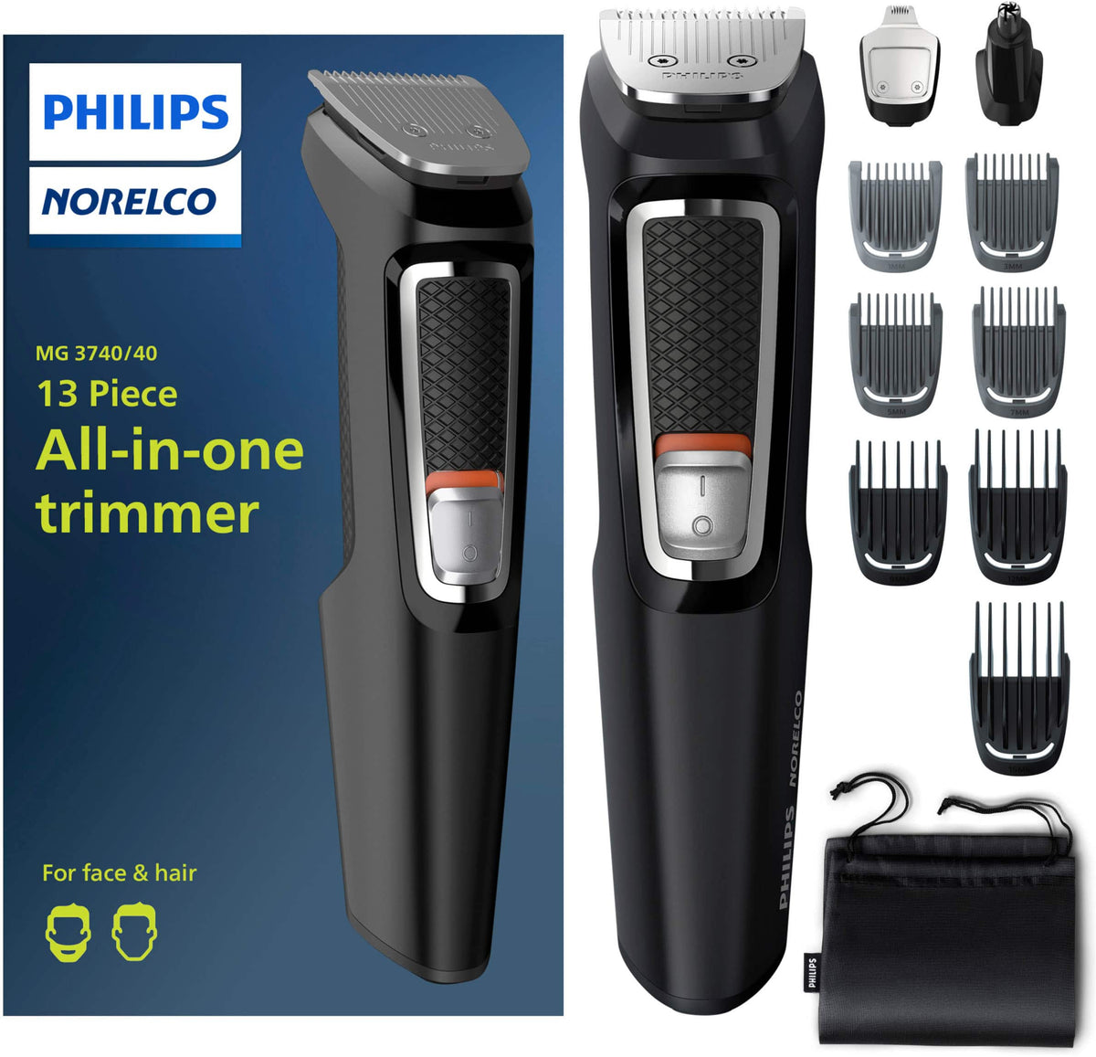 Philips Norelco - Multi Groomer Series 3000 - Black