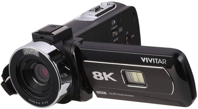 Angle. Vivitar - Vivitar 8K Digital Camcorder - Black.
