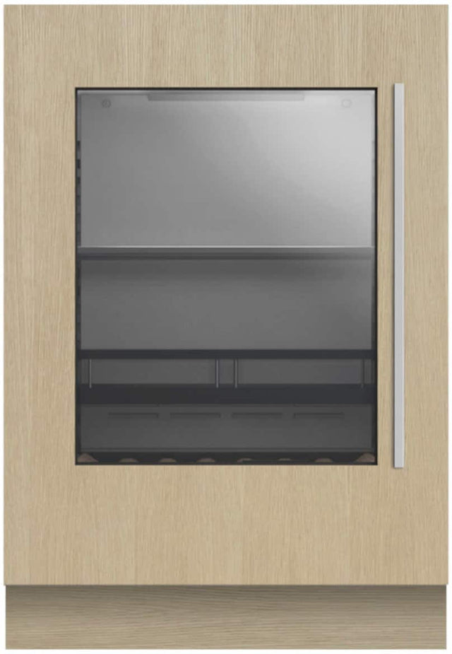 Front. Fisher & Paykel - Series 9 4.6 cu ft mini fridge panel ready - Custom Panel Ready.