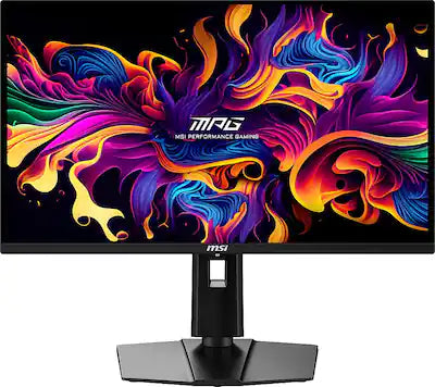 MSI - MPG 271QRX QD-OLED 27" QHD 360Hz 0.03ms Gaming Monitor with FreeSync Premium Pro and TB 400 (HDMI, DP, USB-C)