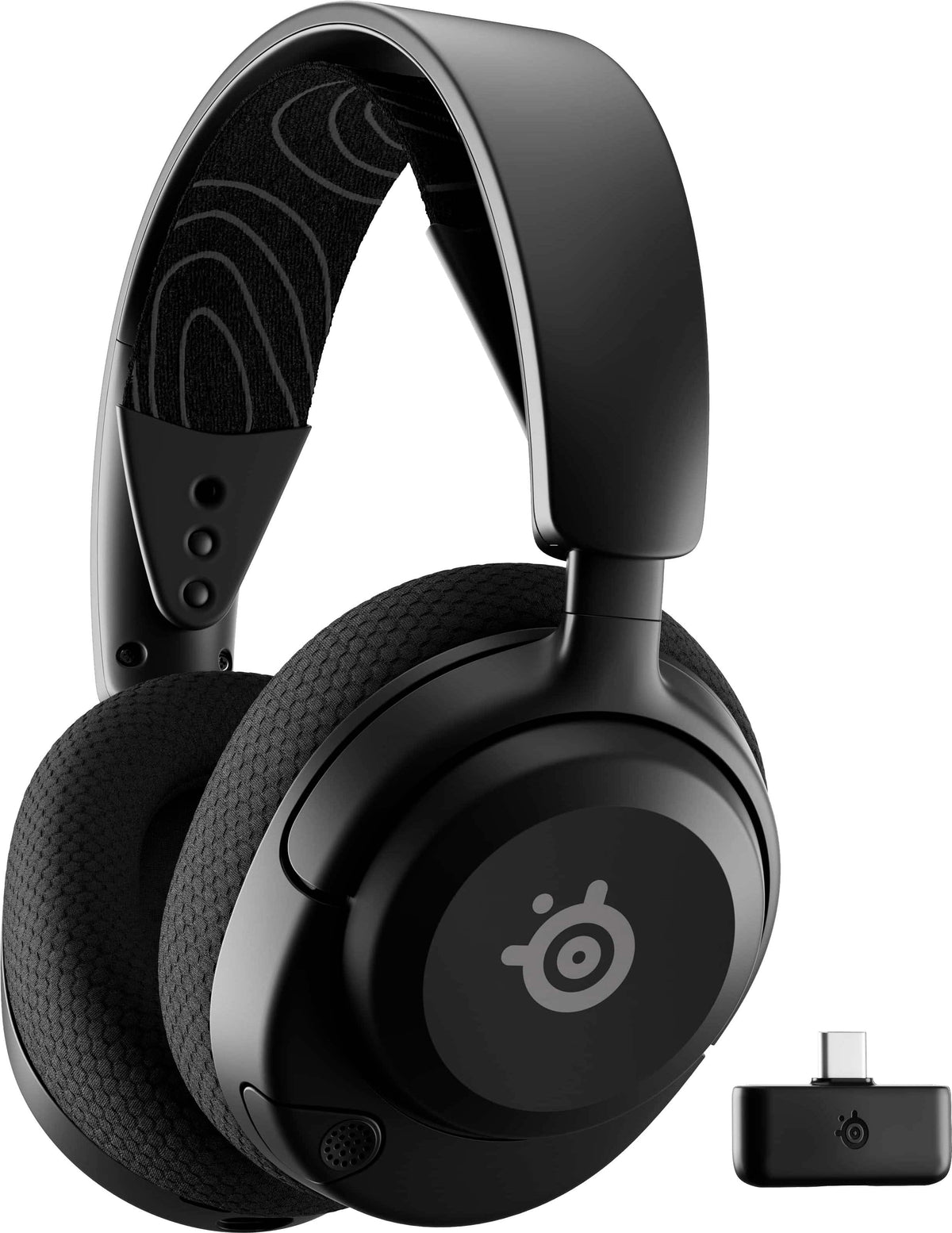 SteelSeries - Arctis Nova 5 Wireless Over-the-Ear Gaming Headset with 2.4GHz/Bluetooth for PC, PS5/PS4, and Switch/Switch 2 - Black