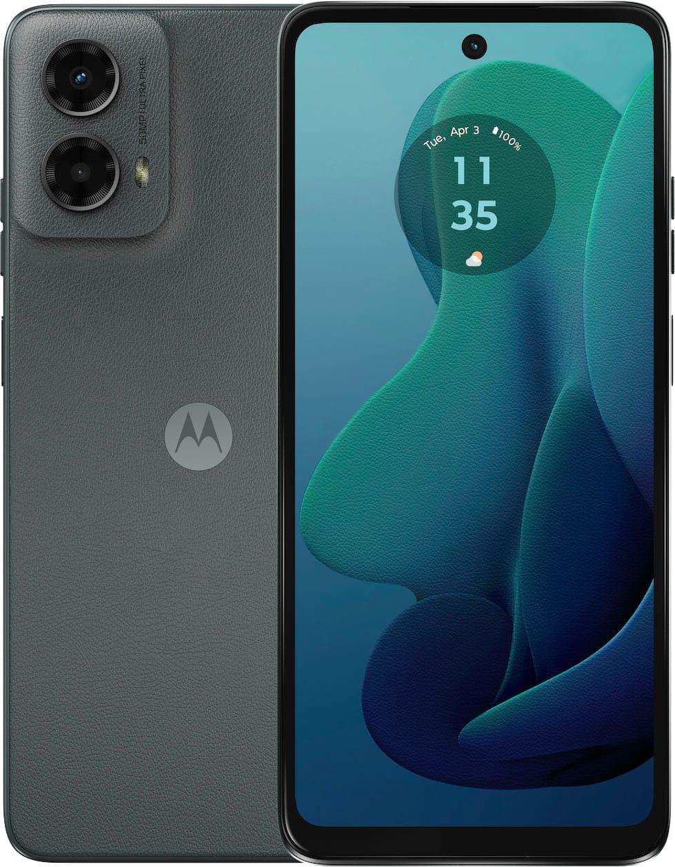 Motorola - Refurbished Excellent - moto g 5G 2024 128GB (Unlocked) - Sage Green