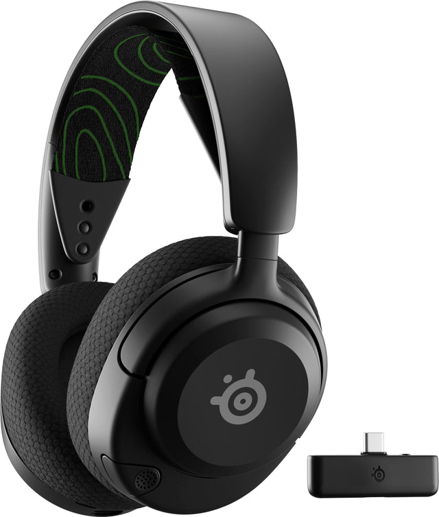 Front. SteelSeries - Arctis Nova 5X 2.4GHz Wireless Over-the-Ear Gaming Headset for Xbox X|S, Xbox One, PS5/PS4, PC and Switch/Switch 2 - Black.