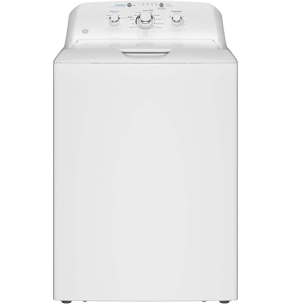 GE - 4.0 Cu. Ft. High-Efficiency Top Load Washer with Water Level Control - White