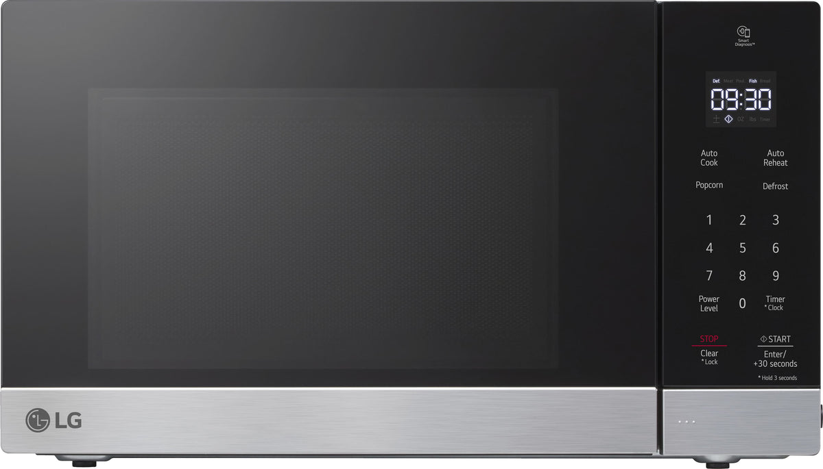 LG - 0.9 Cu. Ft. Countertop Microwave with Sensor Cooking and Smart Inverter - Stainless Steel