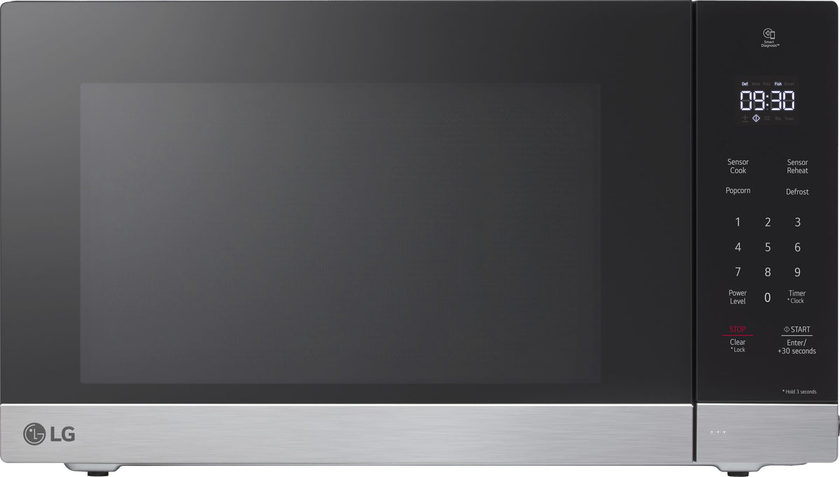 LG - 1.5 Cu. Ft. Countertop Microwave with Sensor Cooking and Smart Inverter - Stainless Steel