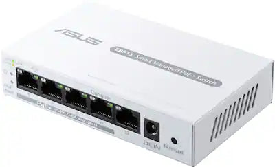 ASUS - ExpertWiFi EBP15 5-Port Gigabit Smart Managed PoE+ Ethernet Switch