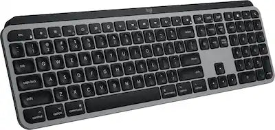 Logitech - MX Keys S for Mac Advanced Full-size Wireless Scissor Keyboard with Backlit keys for MacBook, iMac, iPad