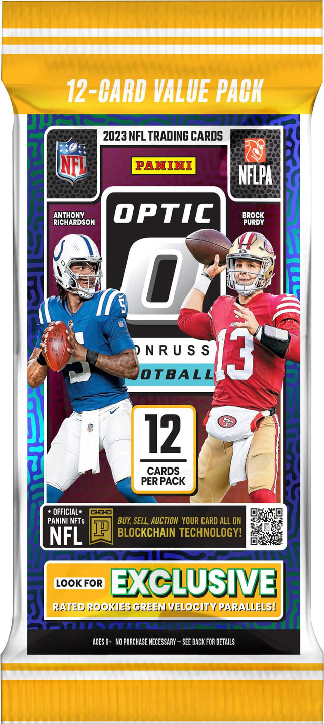 Front. Donruss - 2023 Donruss Optic Football Fat Pack.